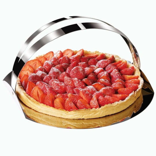Stainless steel pie mold 28cm Cristel