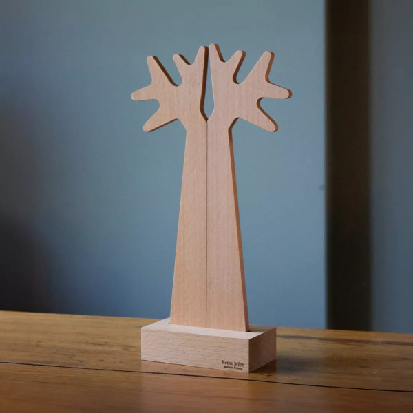 Couverts à salade REINE MERE Du bout des Branches en hêtre