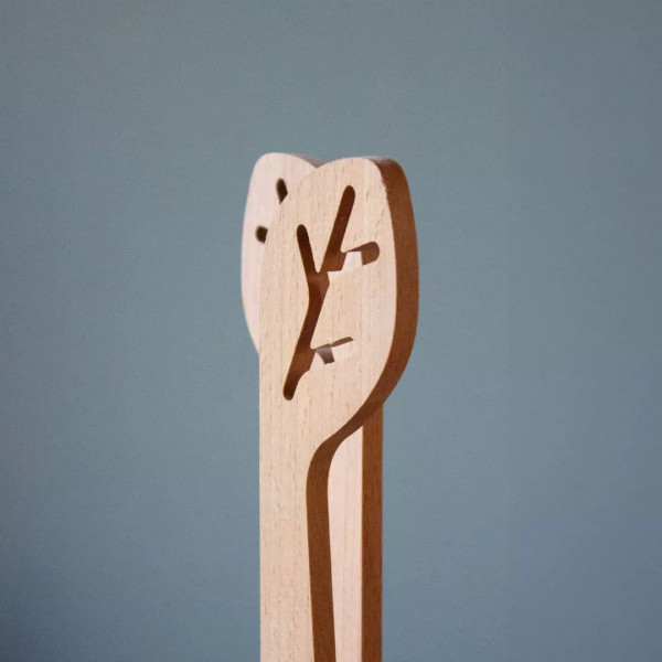 Couverts à salade REINE MERE Du bout des Feuilles en hêtre