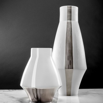 Haviland Porcelain Graphic Vase - 2 colors 2 sizes