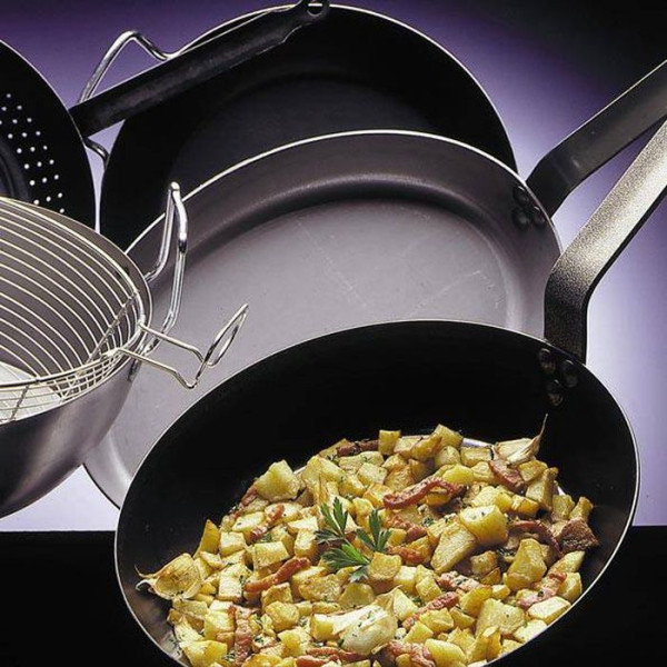 De Buyer La Lyonnaise Round Frying Pan - 4 sizes