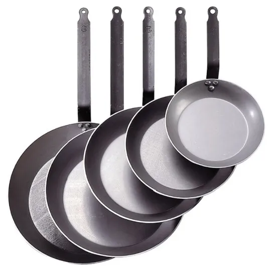 De Buyer La Lyonnaise Round Frying Pan - 4 sizes