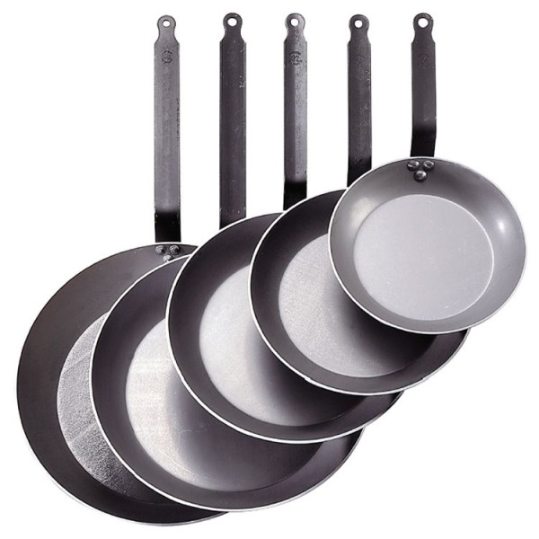 De Buyer La Lyonnaise Round Frying Pan - 4 sizes