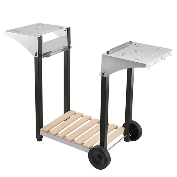 Roller Grill 600 stainless steel trolley for plancha