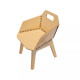 Fauteuil en bois à fabriquer MANUFACTURE EN FAMILLE Le fauteuil de Manon Diy à construire
