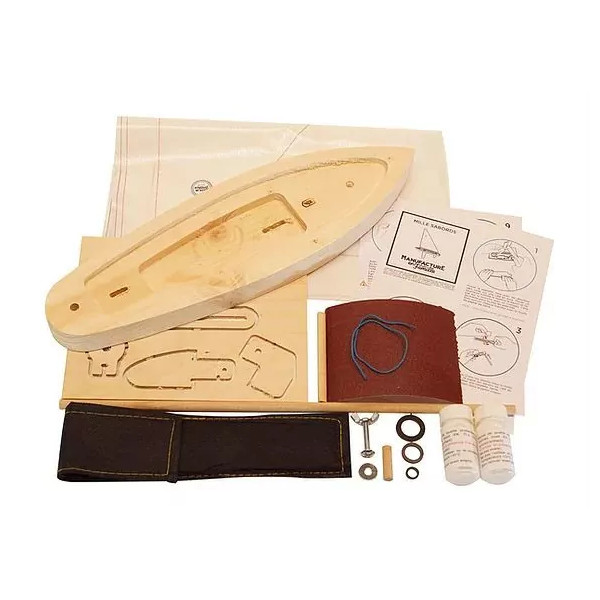 Voilier en bois en kit MANUFACTURE EN FAMILLE Mille Sabords Diy à fabriquer