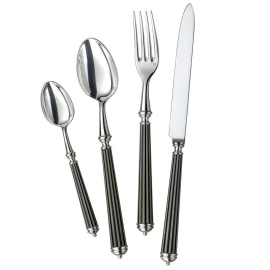 ALAIN SAINT JOANIS Silver Lines Cutlery - 2 colors