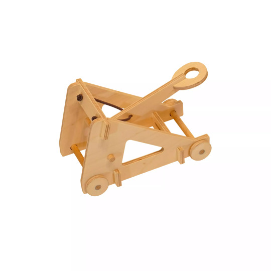 Catapulte MANUFACTURE EN FAMILLE La Catapulte de Plywood en bois Diy à fabriquer