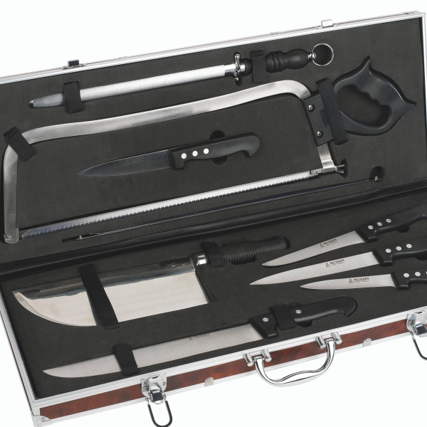 Butcher knife case 8 pieces Au Nain