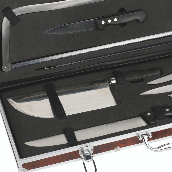 Butcher knife case 8 pieces Au Nain
