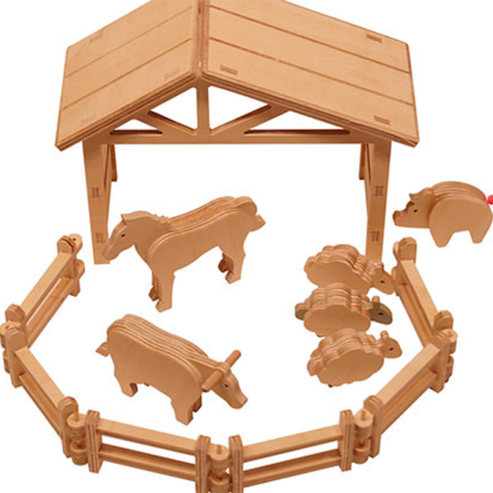 Grande ferme en bois MANUFACTURE EN FAMILLE La Ferme Obrac Diy à construire