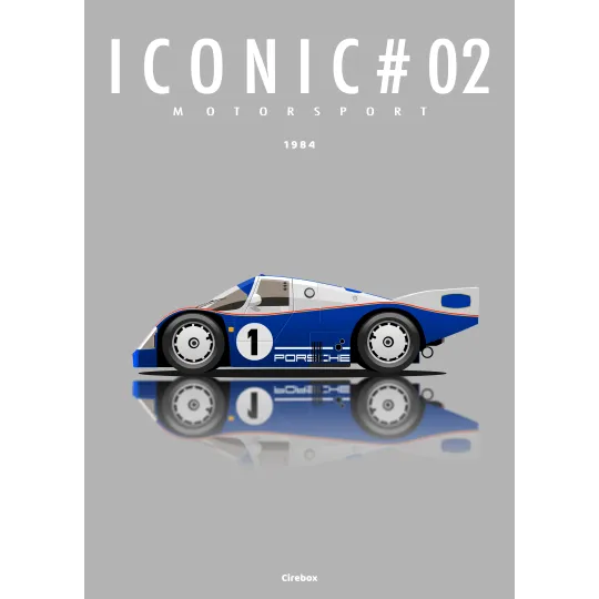Affiche de la Porsche 962 - 1984 - Cirebox