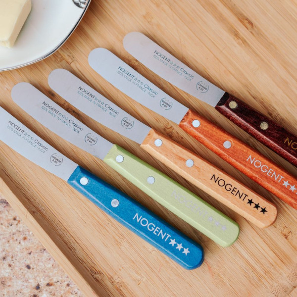 Tartineur NOGENT 3 ETOILES lame lisse de 8cm - 5 coloris