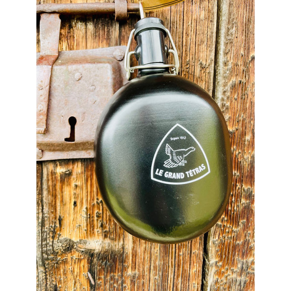 Gourde aluminium LE GRAND TETRAS Originale Ovale 1 litre - 4 coloris