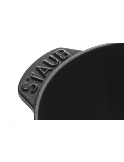 Cocotte Moulière black mat Staub 28cm