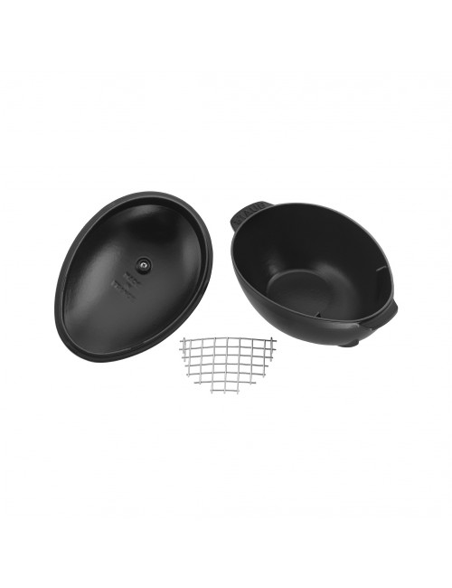 Cocotte Moulière black mat Staub 28cm