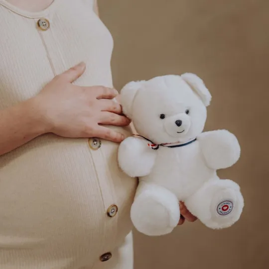 Peluche "Le Petit Ours Français" 25 cm - Doudou & Compagnie