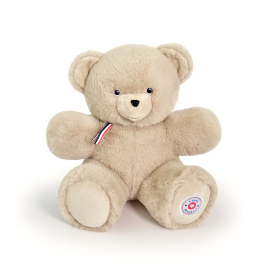 Peluche "L'ours Français" 35 cm - Doudou & Compagnie