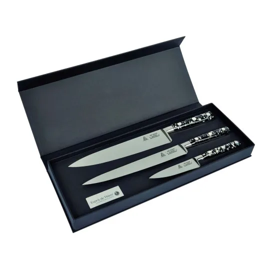 Au Nain Box of 3 Pépite kitchen knives