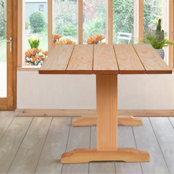 Table d'extérieur Melissa Ladivine Jardine en bois Douglas