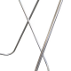 One-piece structure for AA AIRBORNE armchair in marine-grade 316L stainless steel