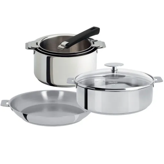 Set Cristel Mutine Removable 7 pieces stainless steel