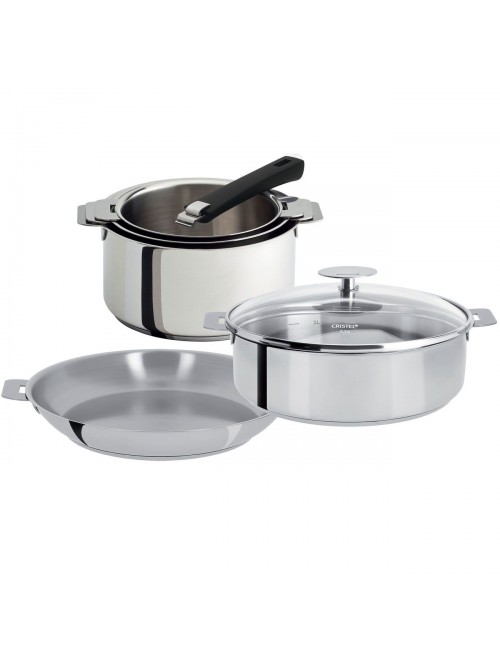 Set Cristel Mutine Removable 7 pieces stainless steel