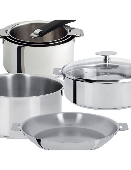 Cristel Mutine Removable Handle 8 piece set