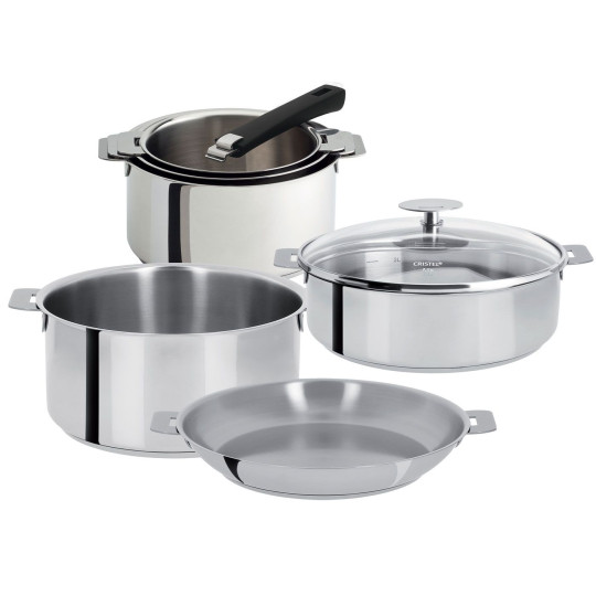 Cristel Mutine Removable Handle 8 piece set