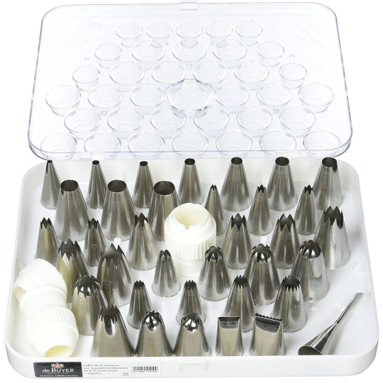 De Buyer Set of 35 Stainless Steel Nozzles