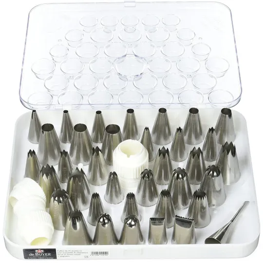 De Buyer Set of 35 Stainless Steel Nozzles
