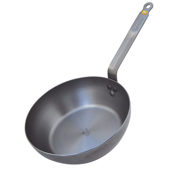 De Buyer Mineral B splayed saute pan - 3 sizes