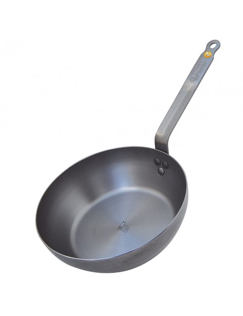 De Buyer Mineral B splayed saute pan - 3 sizes