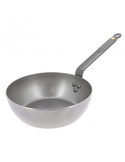 De Buyer Mineral B splayed saute pan - 3 sizes