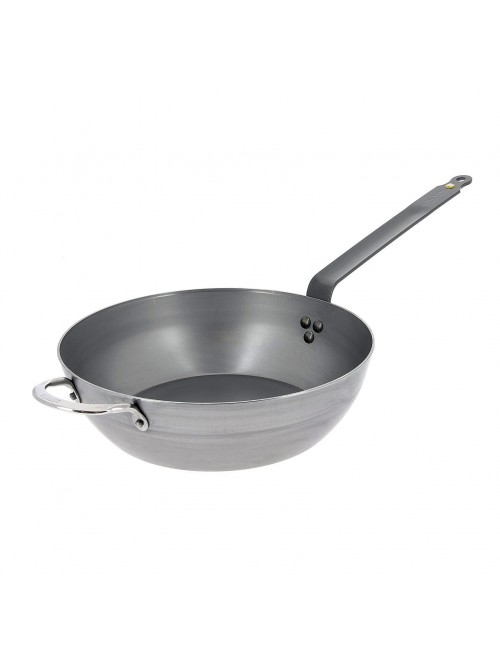 De Buyer Mineral B splayed saute pan - 3 sizes