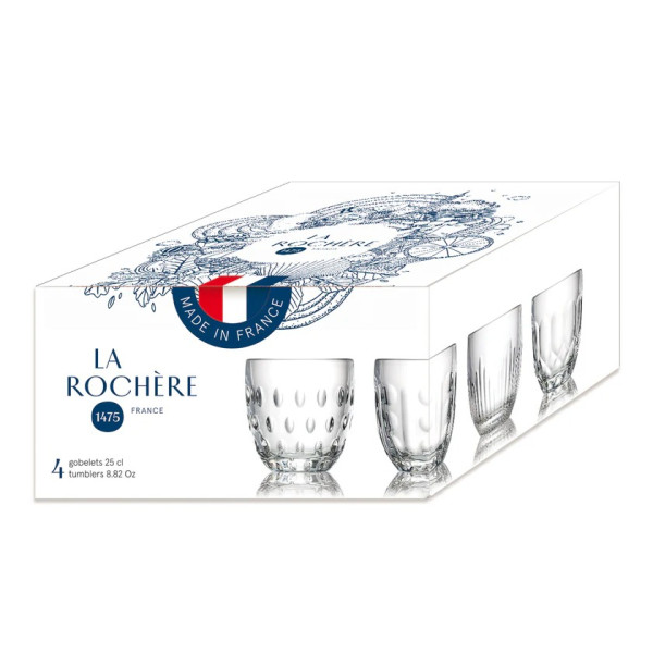 La Rochère 4 Troquet glasses