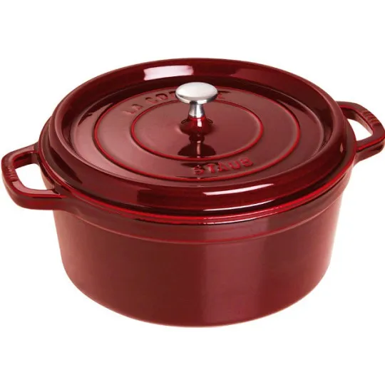 STAUB Round Cast Iron Cocotte 28cm - 7 colors