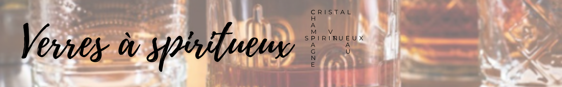 Design spirit glass Made in France | France Corner