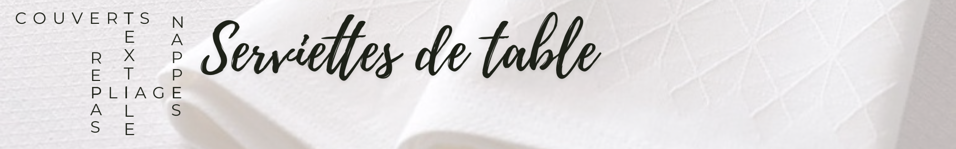 High-end napkin Made in France | France Corner
