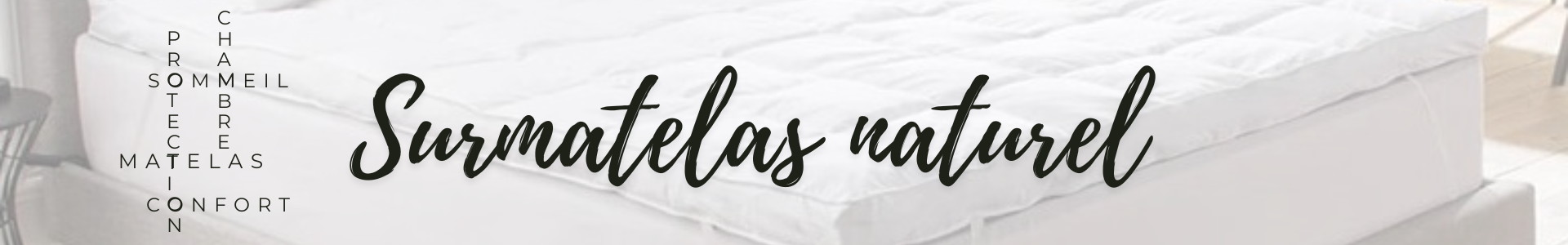 Natural comfort mattress topper Made in France | Francecorner
